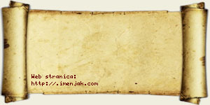 Tijana Vujaklija vizit kartica